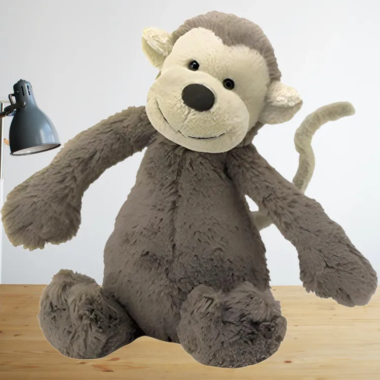JELLYCAT Bashful Monkey Stuffed Animal-2