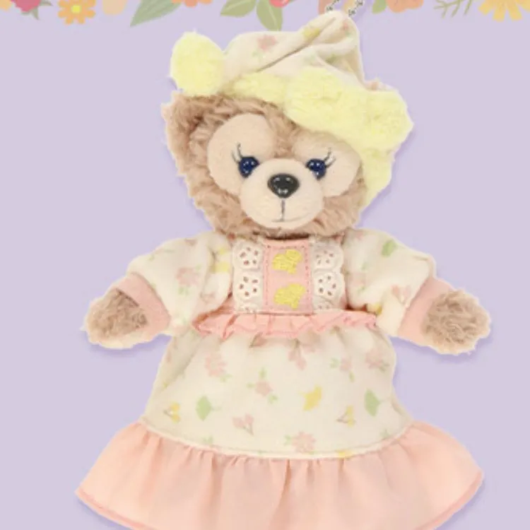 Disney ShellieMay Wearing Pajamas Dolls Plush Pendant Small Size Tall-2