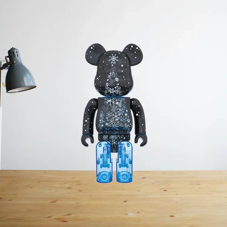 Bearbrick 2015 Xmas Christmas Tree Blue-1