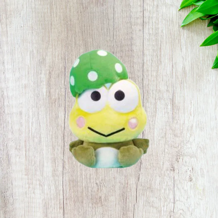 FURYU Sanrio Characters Dinosaur Costume Collection, Keroppi Dolls Plush Doll 18CM High-3