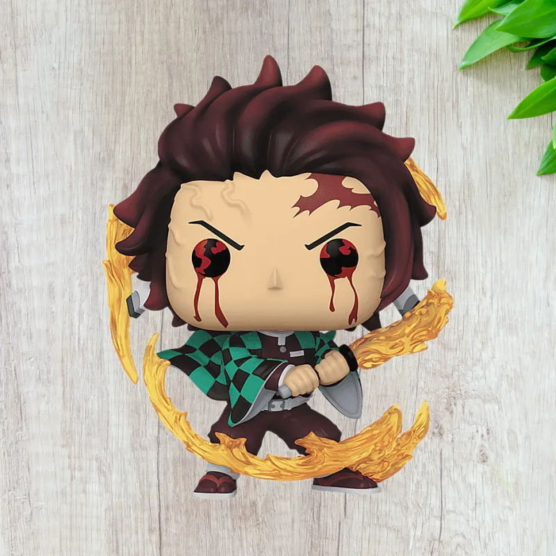 Funko Tanjiro Kamado Demon Slayer Kimetsu No Yaiba Tanjiro Sun Breathing Chibi Figures-3
