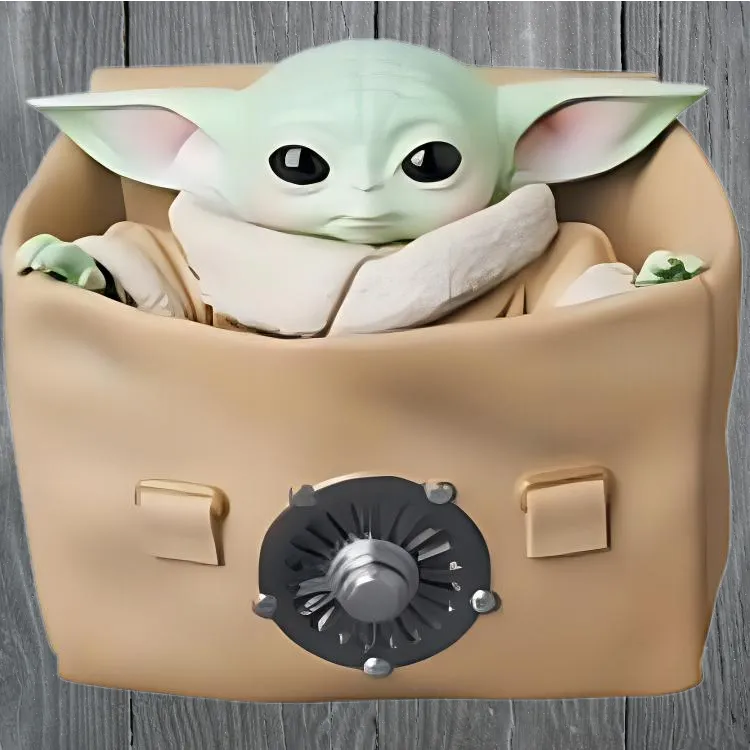 Medicom Toy Star Wars Characters Master Yoda Baby Scale Figures 10cm-2