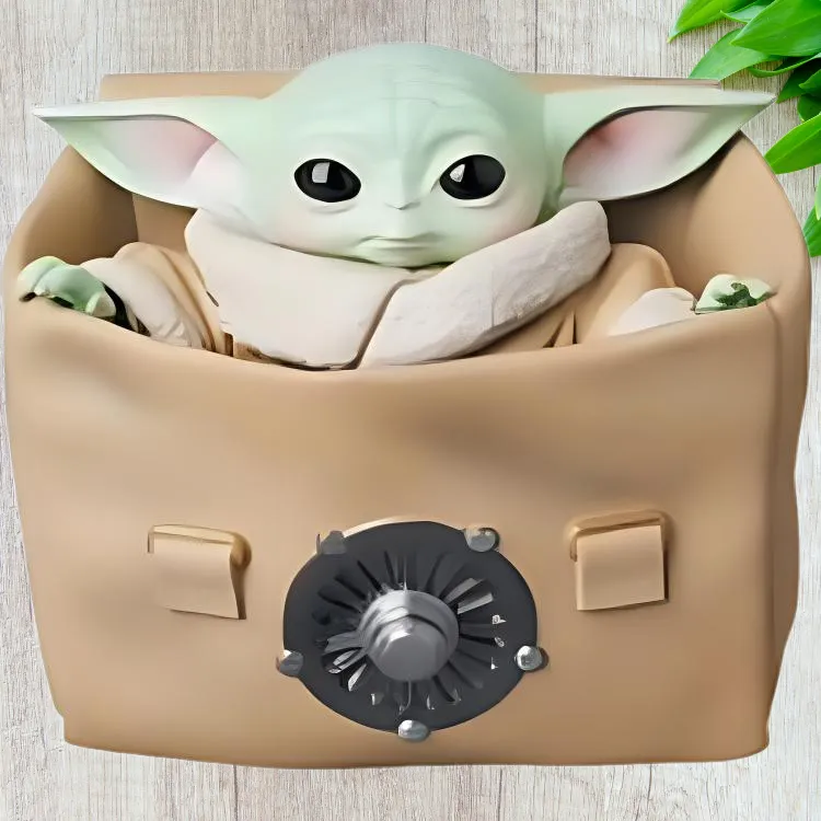 Medicom Toy Star Wars Characters Master Yoda Baby Scale Figures 10cm-1