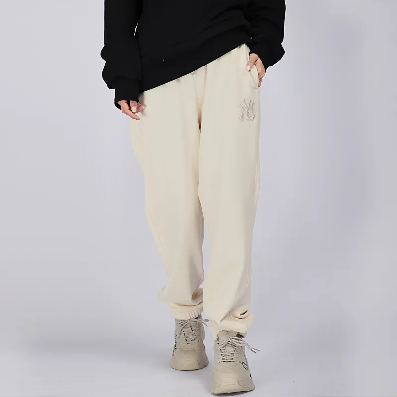 MLB Knitted Sweatpants Women's Cream-4