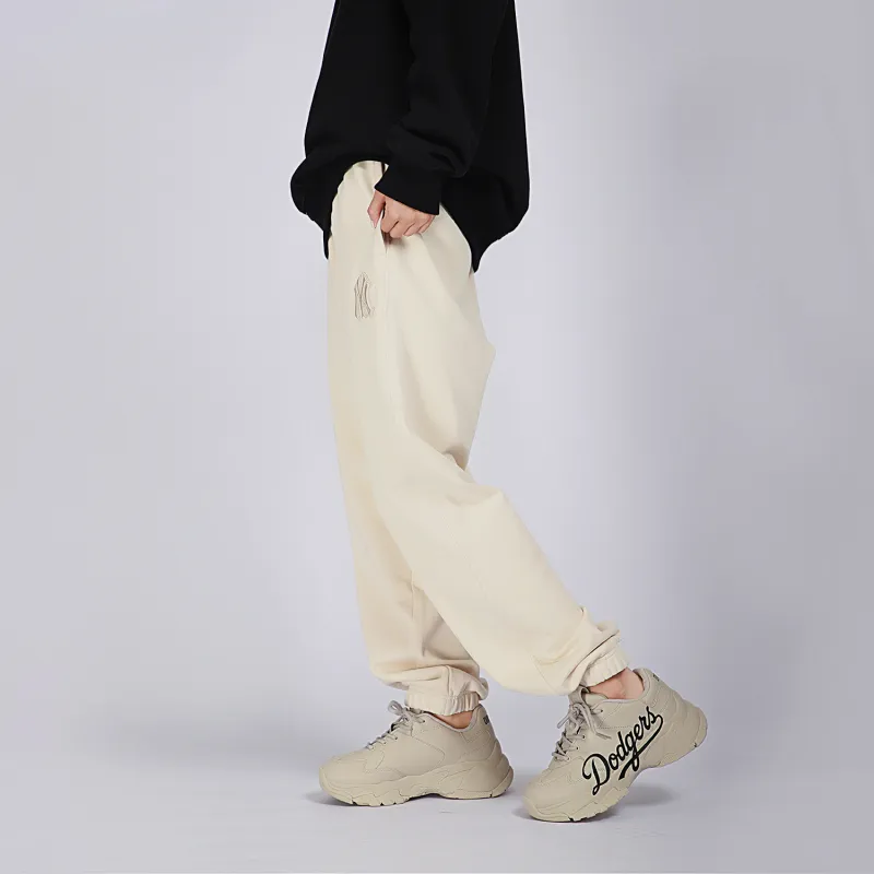 MLB Knitted Sweatpants Women's Cream-3