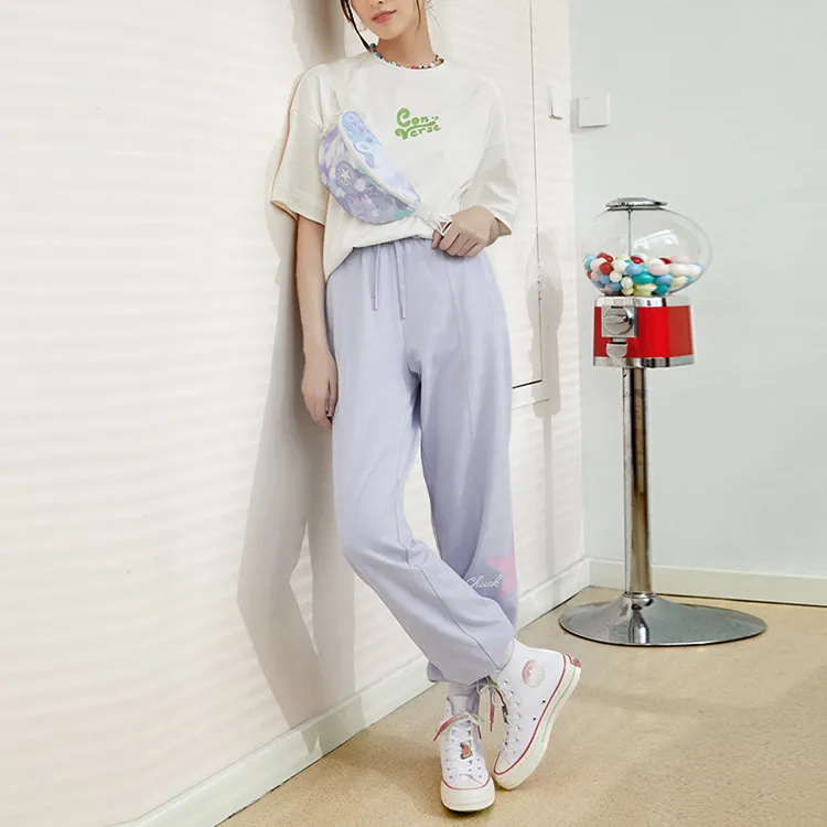 Converse Summer Fun Casual Pants Women's Light Purple-3
