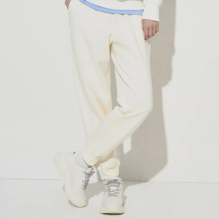 MLB Knitted Sports Pants Unisex Cream-2