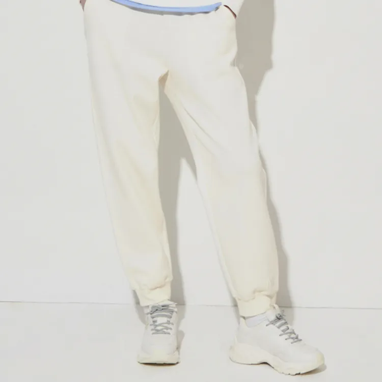 MLB Knitted Sports Pants Unisex Cream-3