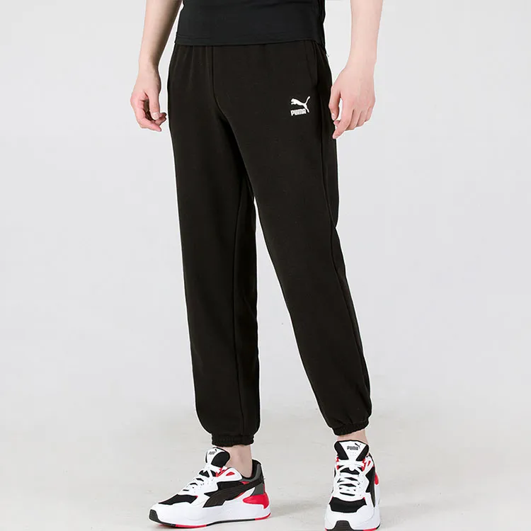 PUMA CLASSICS Knitted Sweatpants Men Black-3