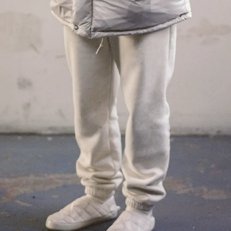 Kaws X THE NORTH FACE Knitted Sweatpants Men White-3