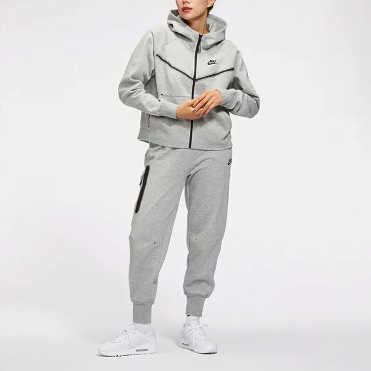 Nike Knitted Sweatpants Women's Toned Dark Gray-3