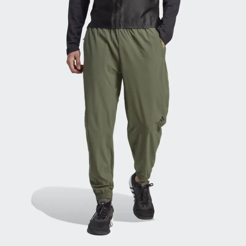 Adidas Knitted Sweatpants Men Olive Green-2