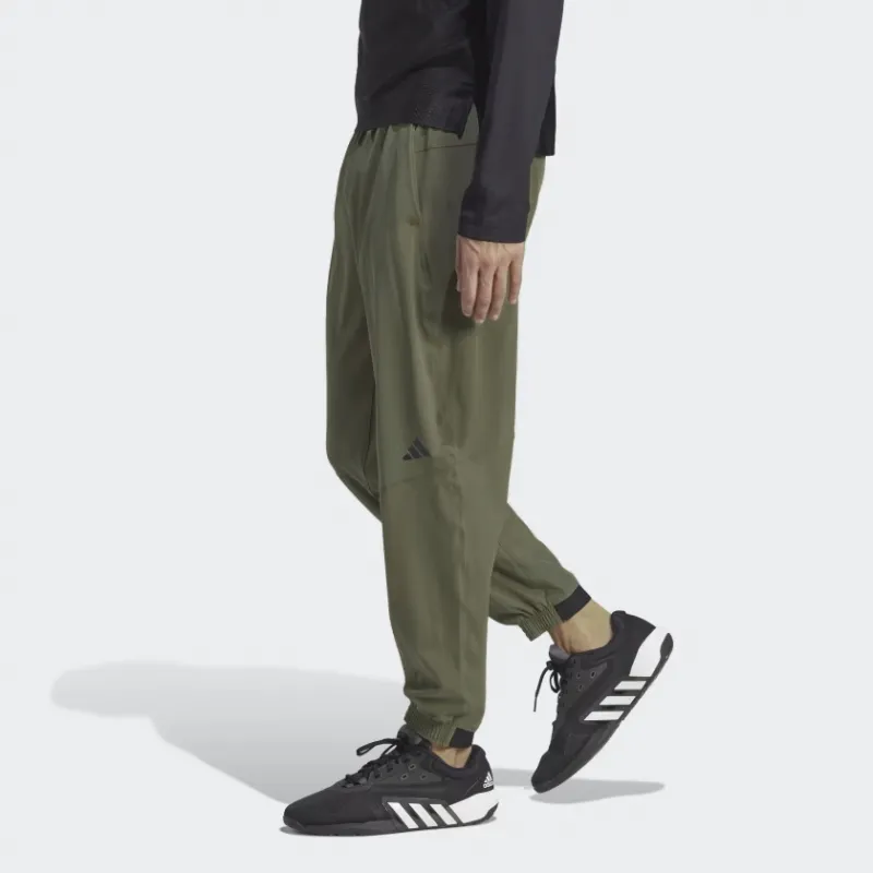 Adidas Knitted Sweatpants Men Olive Green-3