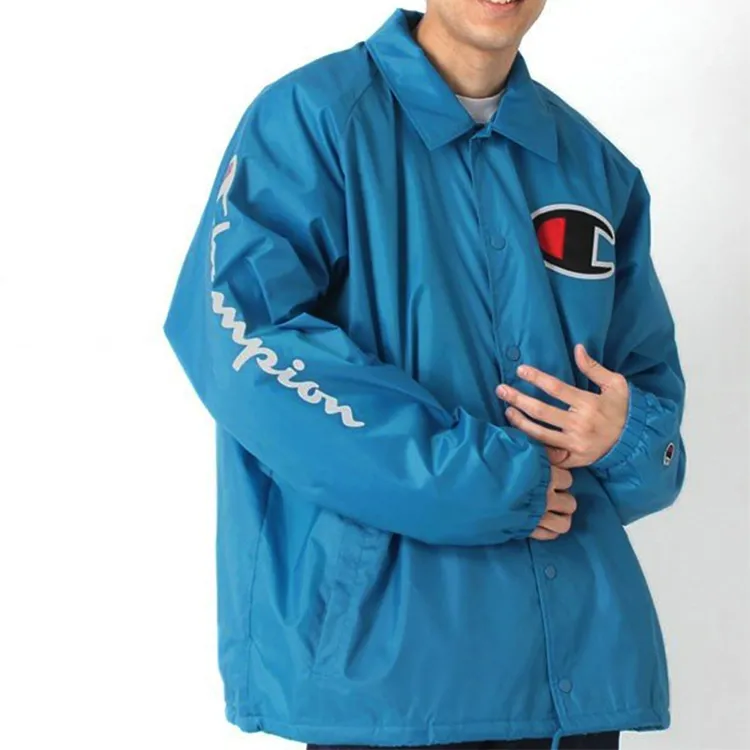 Champion Velvet feel Coat US Version Unisex Royal Blue-2
