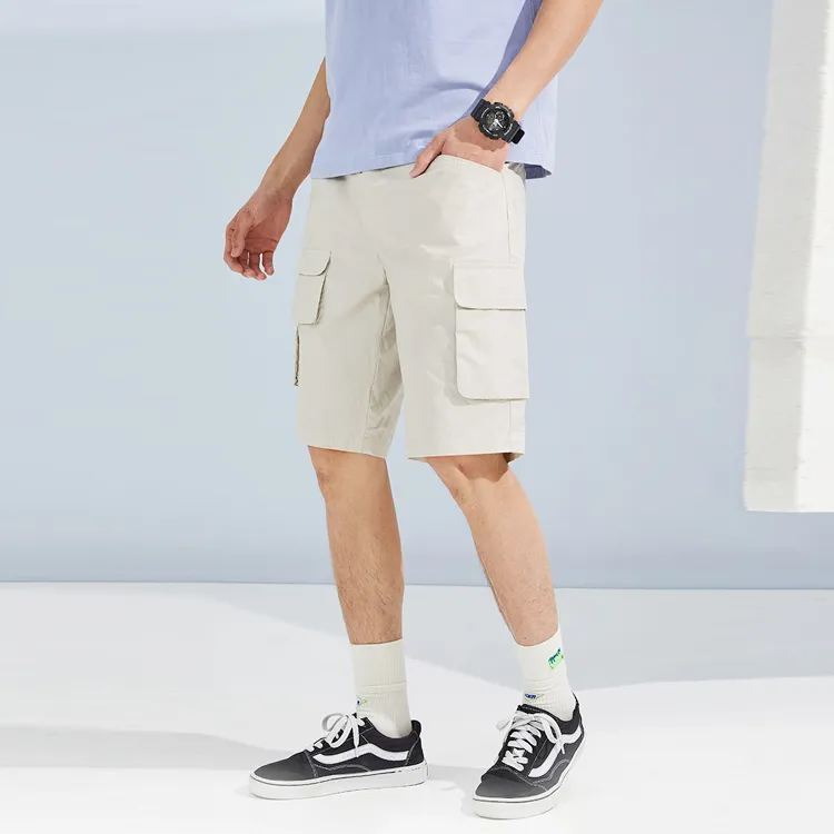 Dickies Casual Shorts Men Light Gray-3