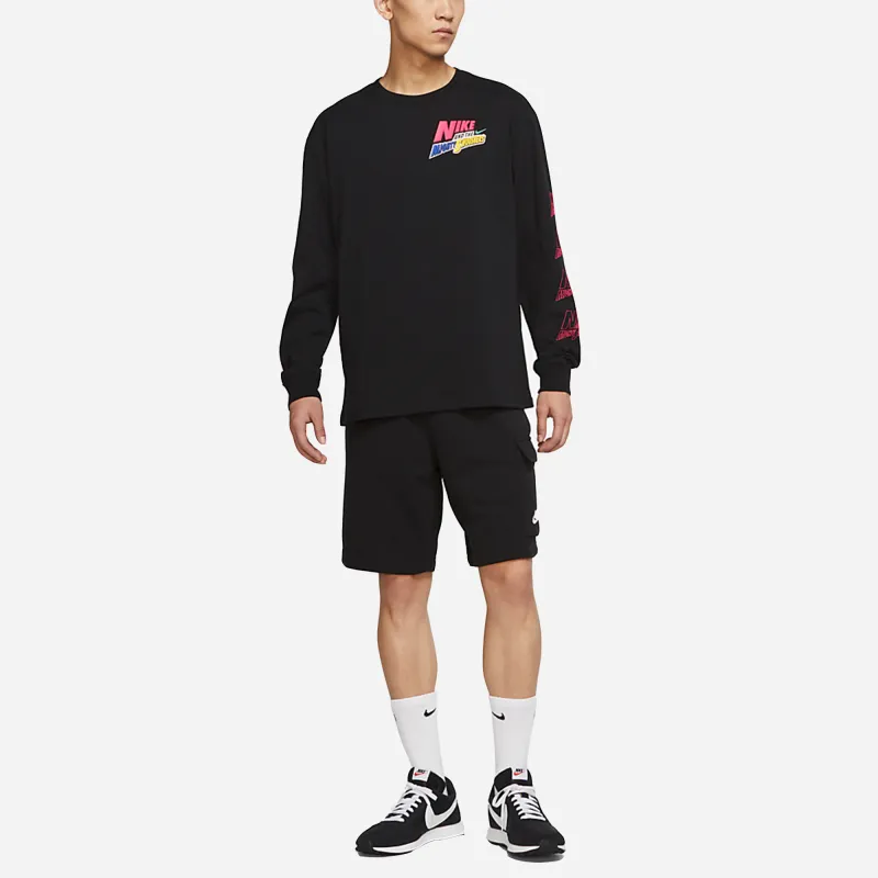 Nike T Shirts Men Black-2