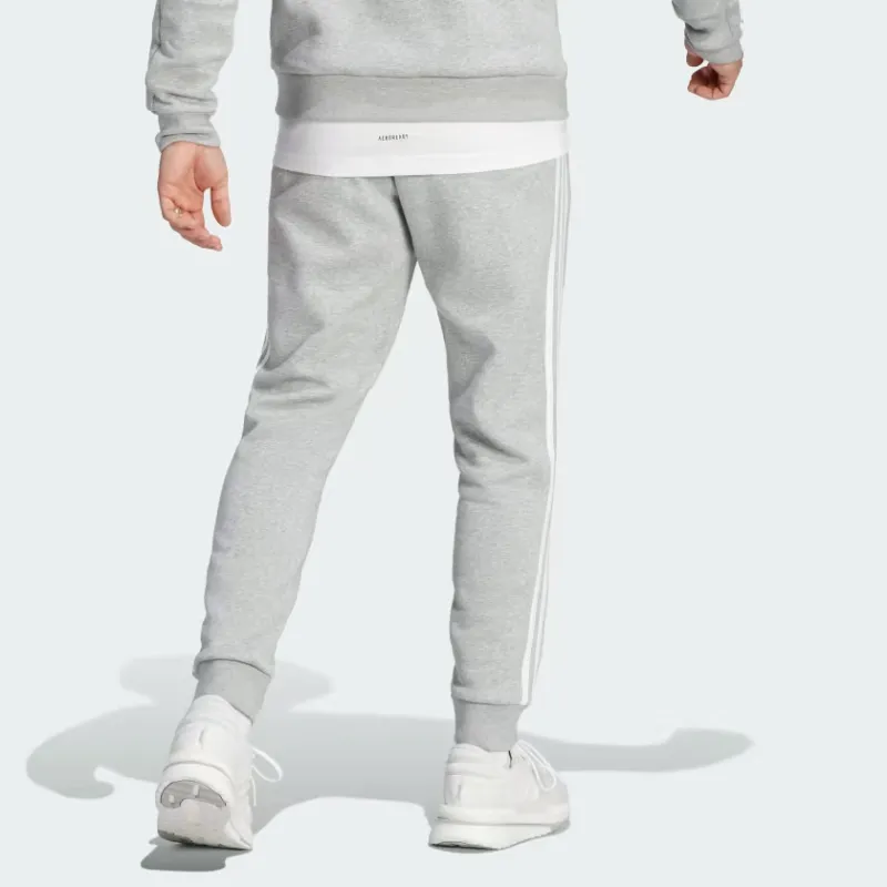 Adidas Essentials Fleece 3 Stripes Tapered Cuff Pants-5