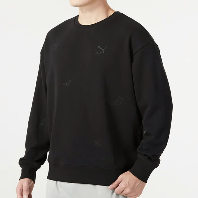 PUMA Sweatshirts Unisex Black-3