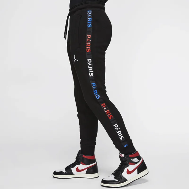 Jordan Knitted Sweatpants Men Black-4
