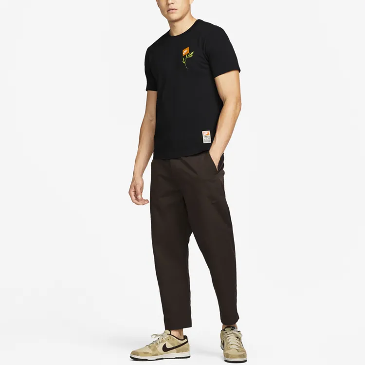Nike T Shirts Men Black-4