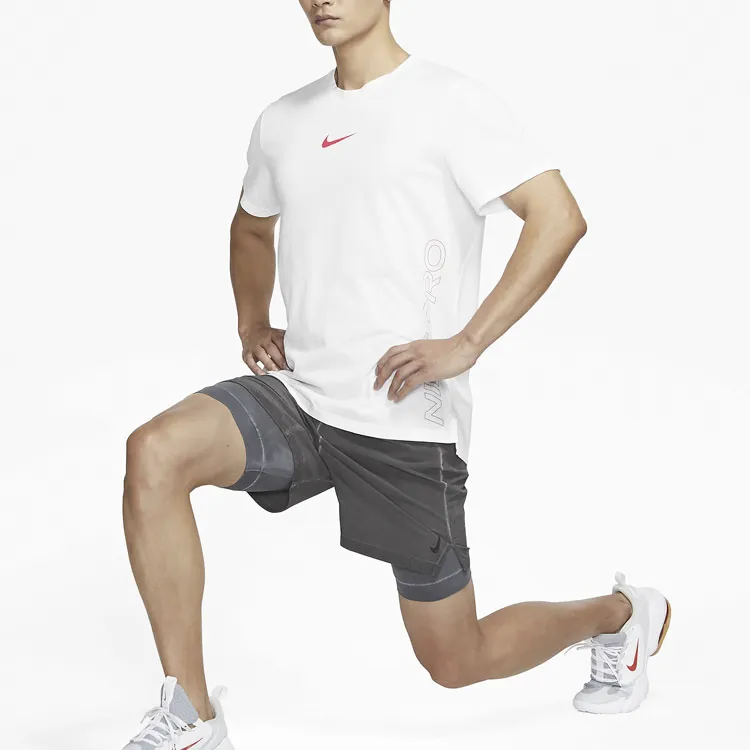 Nike T Shirts Men White-4