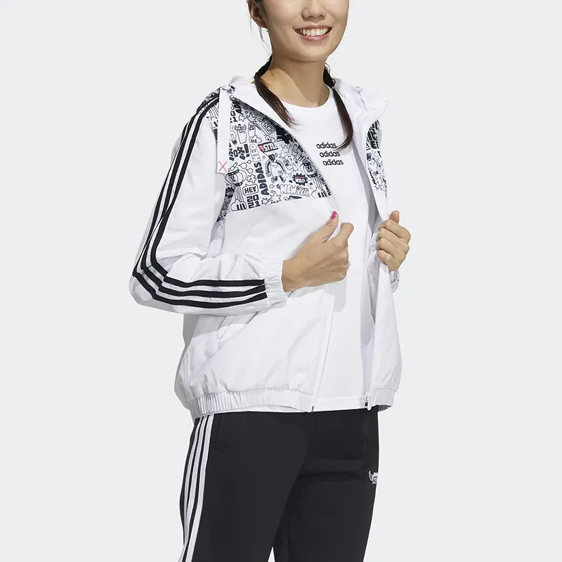 Adidas Neo Jackets Women's White-2