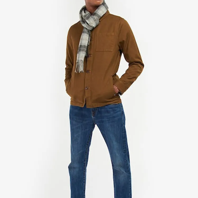 BARBOUR Knit Scarves Men's Gray-3