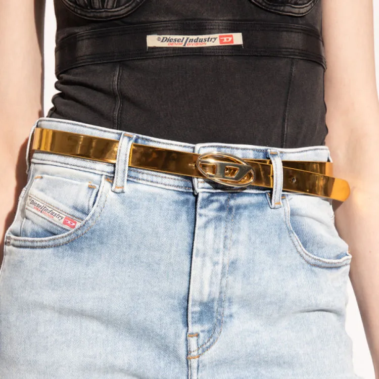 DIESEL Oval D Logo B 1Dr Buckle Belt-2