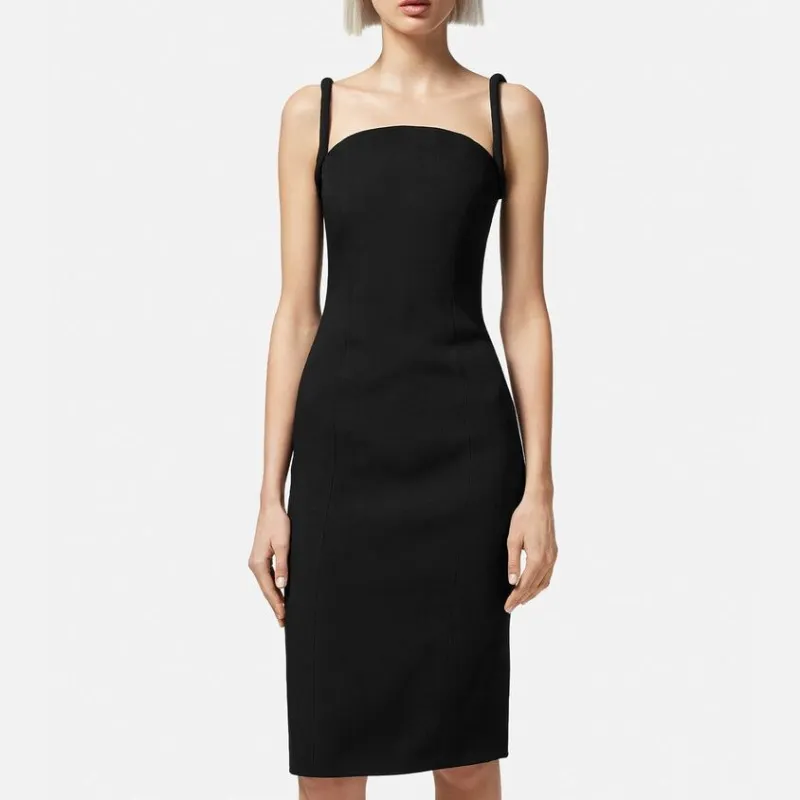 VERSACE Sleeveless Zipped Dress-1