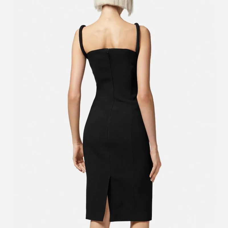 VERSACE Sleeveless Zipped Dress-2