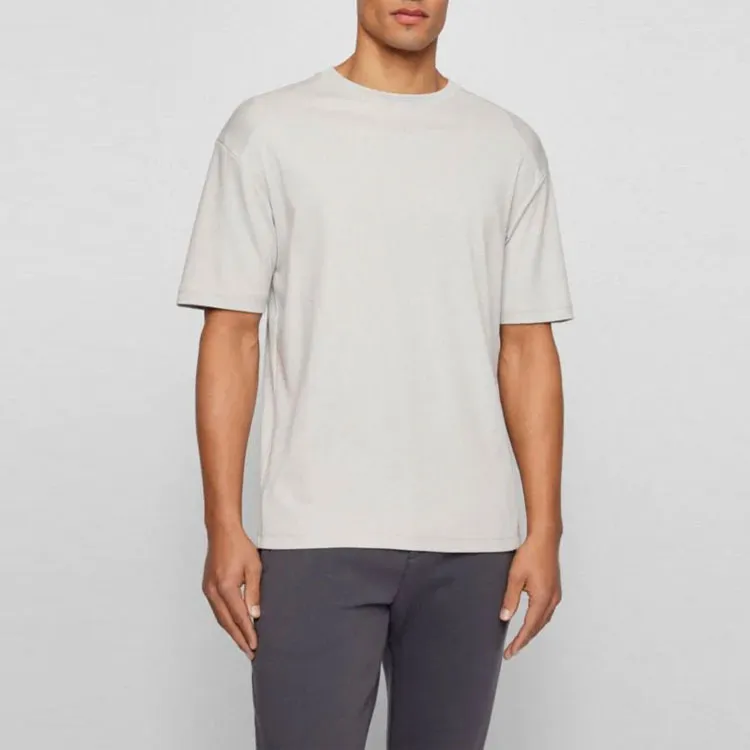 HUGO BOSS x AJBXNG T Shirt Men's Light Gray-2