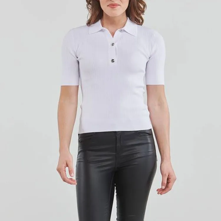 MICHAEL KORS MMK SS23 Polo Shirt Women's White-3