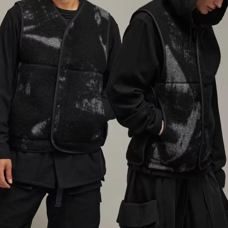 Y 3 Graphic print Wool blend Gilet-4