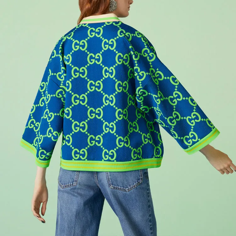 GUCCI Polo Shirts Women's Green-3