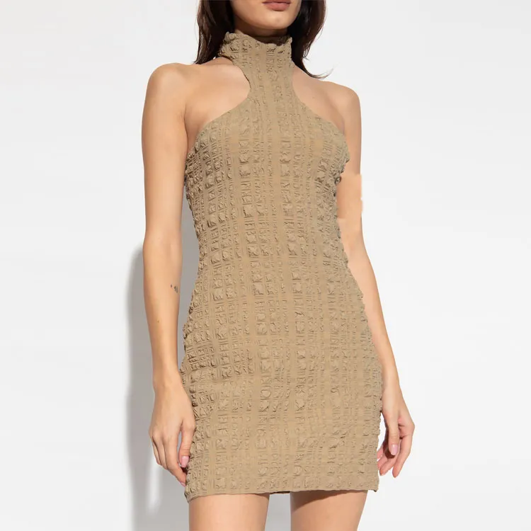 NANUSHKA Mylene Halter-Neck Sleeveless Dress-2