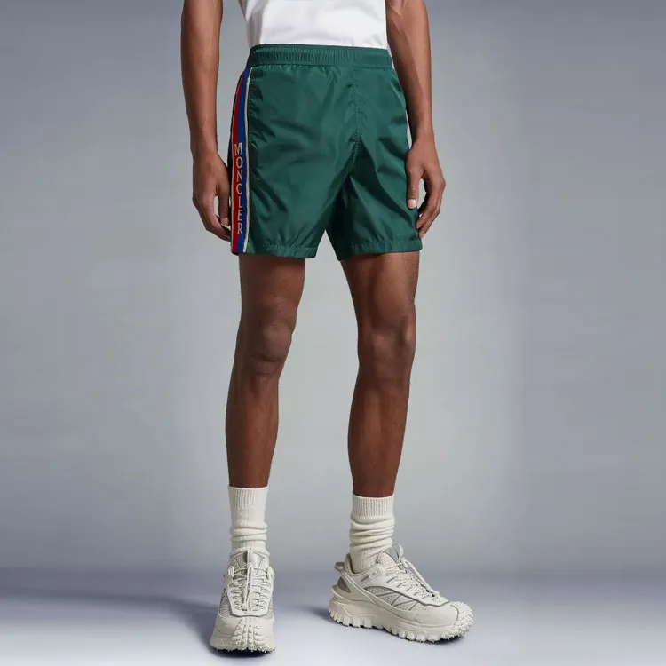 Moncler Side Striped Logo Swim Shorts-3