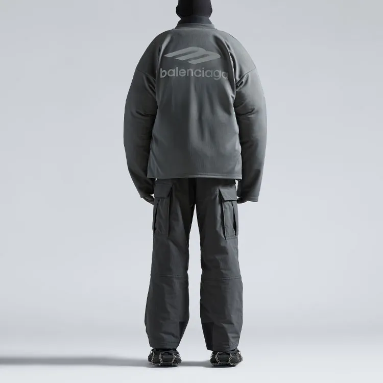 Balenciaga T Shirt Men's Loose Fit Gray-2