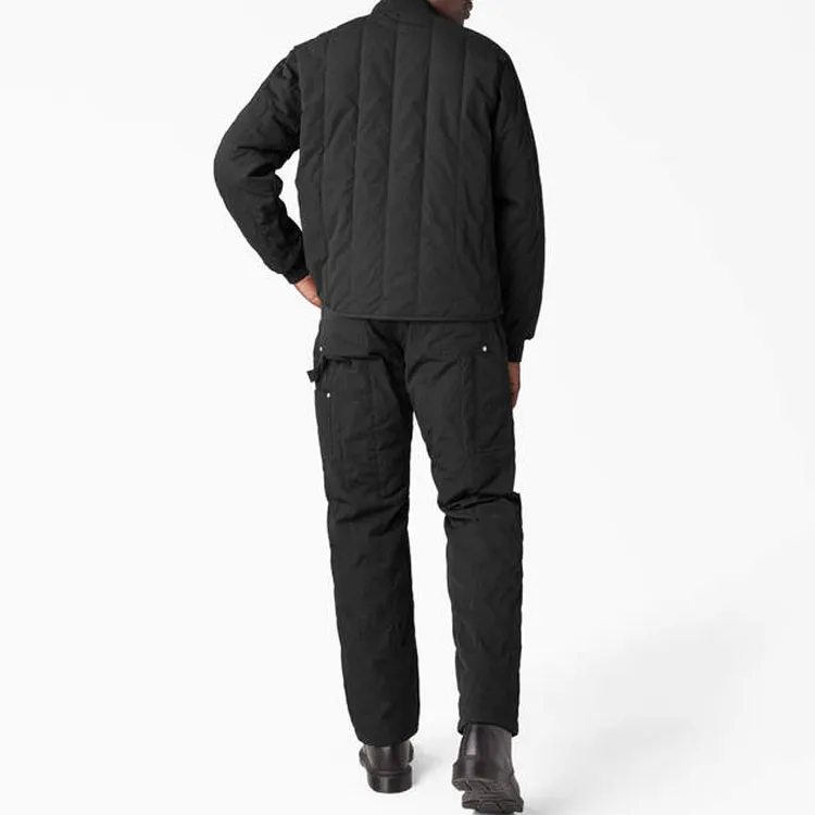 Dickies Premium Collection Quilted Jackets Coats Men's Black-5