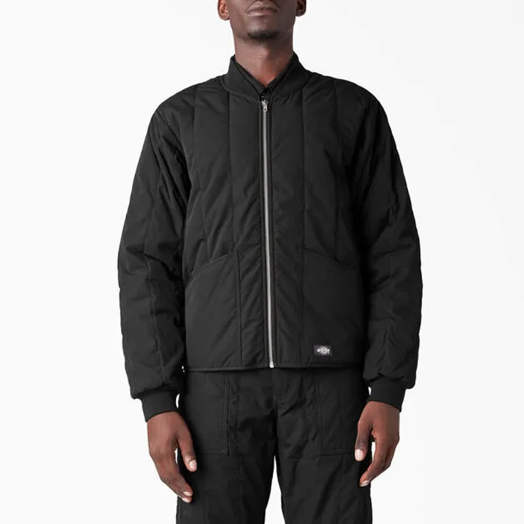 Dickies Premium Collection Quilted Jackets Coats Men's Black-2