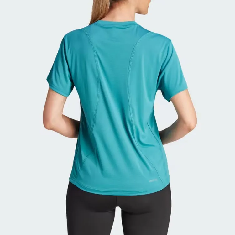 Adidas T Shirt Women's Blue Green-3