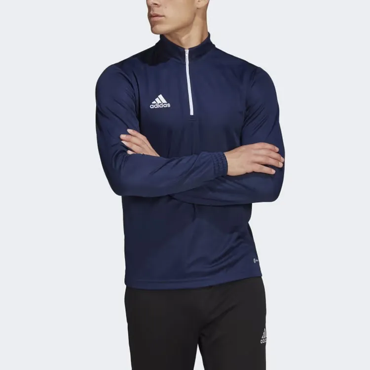 Adidas Entrada 22 Training Top Sweatshirt Men's Marine Blue-1
