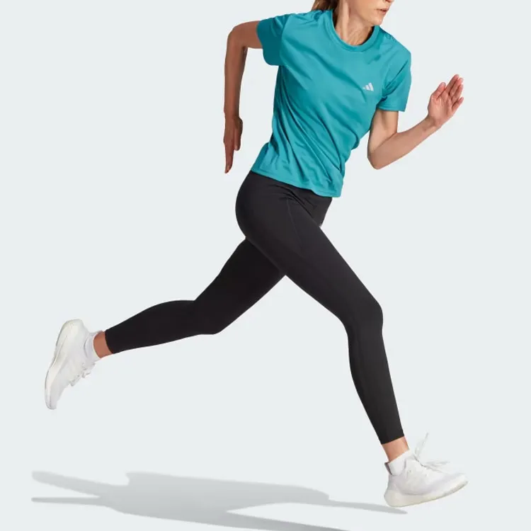 Adidas T Shirt Women's Blue Green-1