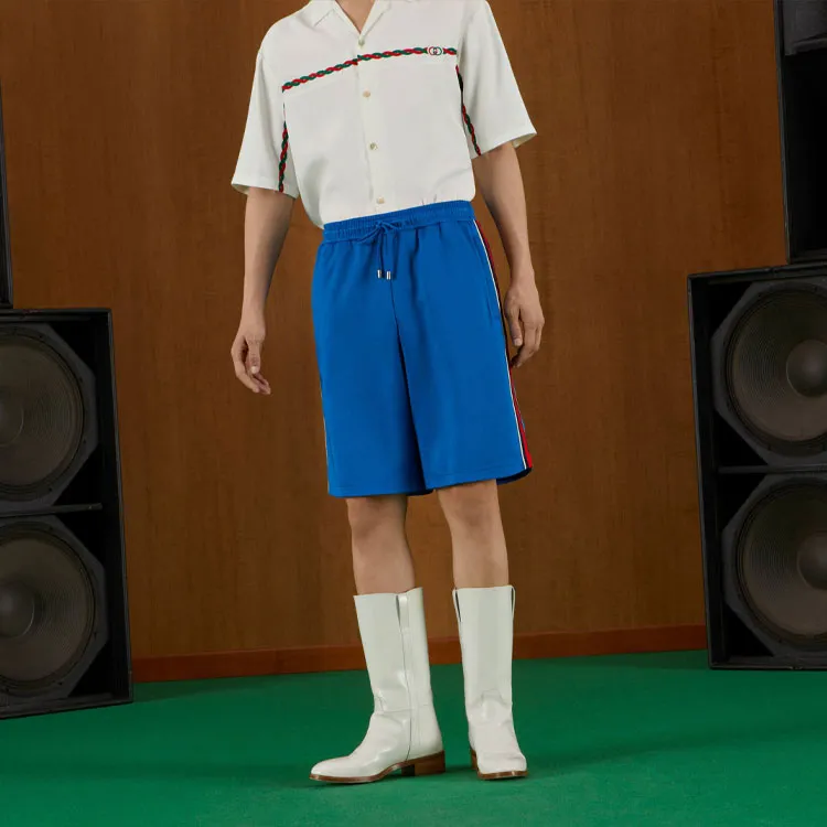 GUCCI Technical Jersey Shorts-3