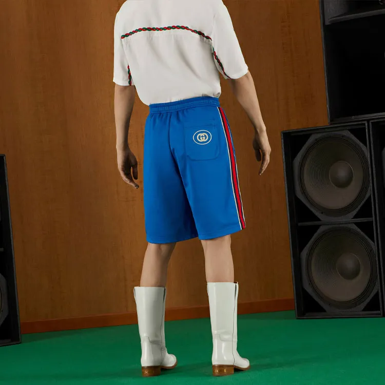GUCCI Technical Jersey Shorts-4