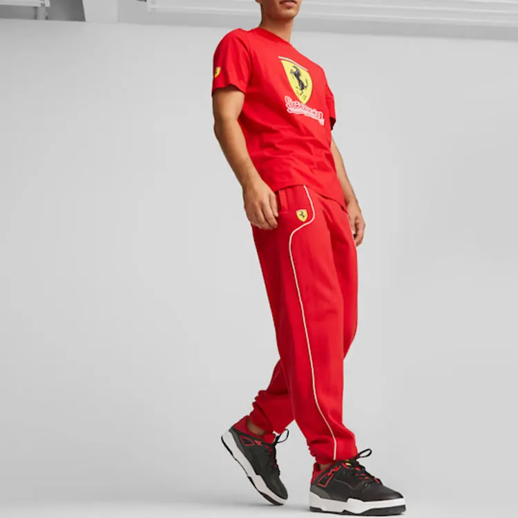 PUMA T Shirts Men Red-3