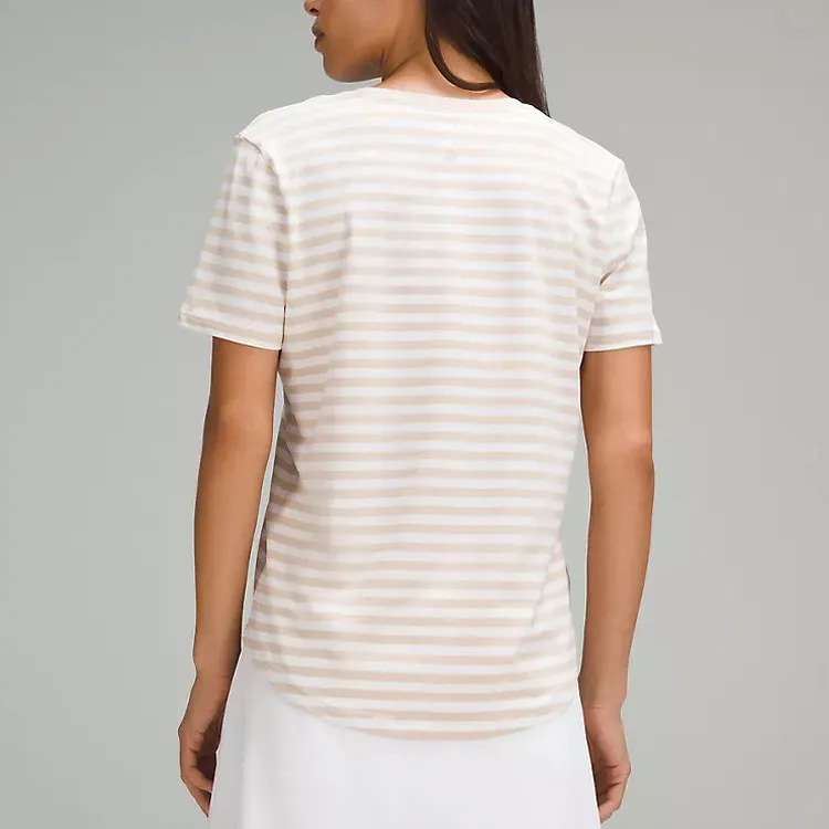 Lululemon T Shirt Women's Light Tan-2