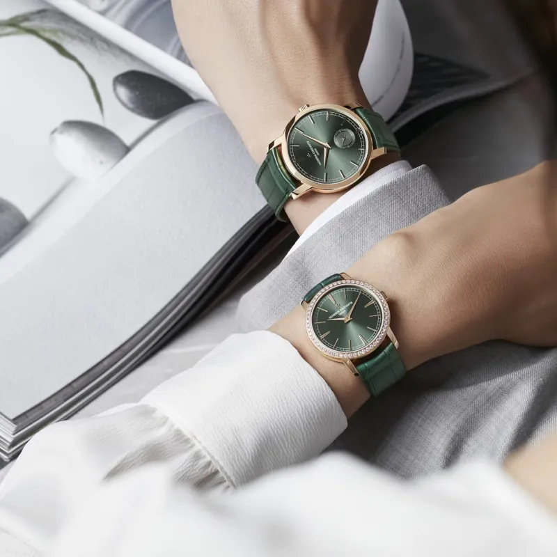 VACHERON CONSTANTIN Heritage Collection TRADITIONNELLE Manual Mechanical Movement Women's Watch Watch 33mm Green Dial-5