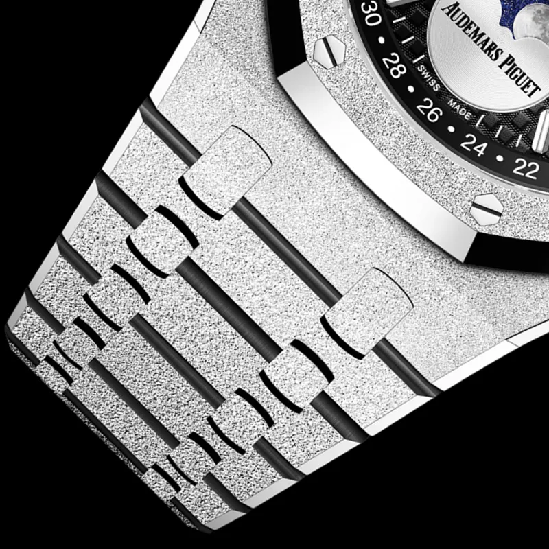 AUDEMARS PIGUET ROYAL OAK Collection Automatic Mechanical Movement Men's Watches Watch 41mm Black Dial-3