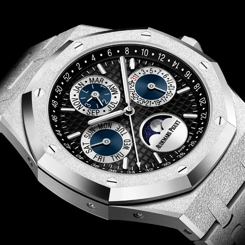 AUDEMARS PIGUET ROYAL OAK Collection Automatic Mechanical Movement Men's Watches Watch 41mm Black Dial-1