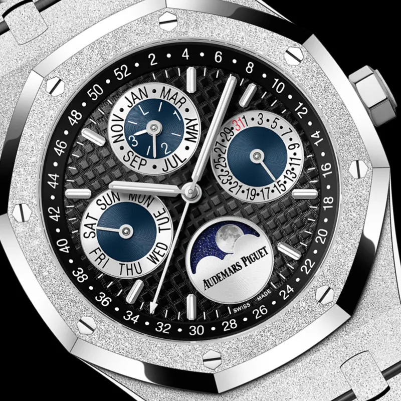 AUDEMARS PIGUET ROYAL OAK Collection Automatic Mechanical Movement Men's Watches Watch 41mm Black Dial-4